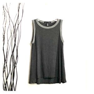 Kenneth Cole Gray Knit Tank Top Size XS